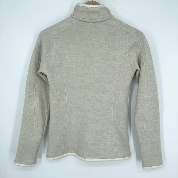 Patagonia Better Sweater 1/4-Zip Fleece Pullover Jacket in Cream - Picture 5 of 9